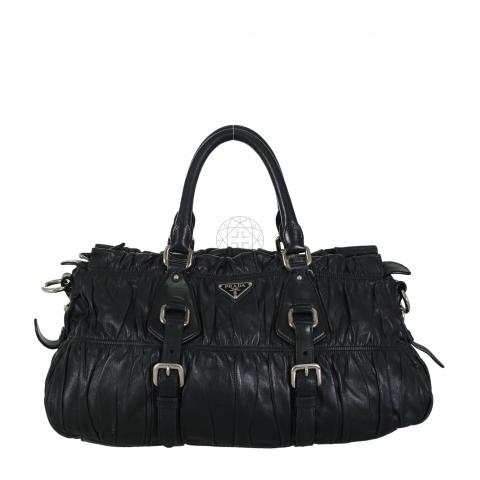 Sell Prada Gaufre Leather Tote Black HuntStreet